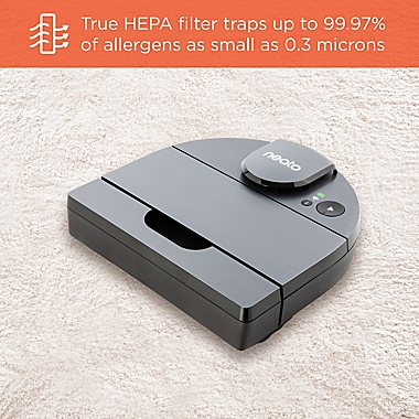 Neato&reg; D10 Intelligent Robot Vac with LaserSmart Nav with Max Mode, True HEPA Filter and Wi-Fi. View a larger version of this product image.