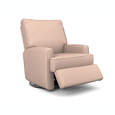 Best Chairs Inc. Kersey Swivel Glider Recliner in Rose Quartz. View a larger version of this product image.