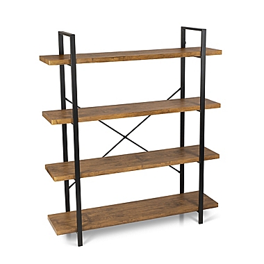 Atlantic Urban 4-Tier Bookcase in Black. View a larger version of this product image.