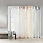 Alternate image 5 for Madison Park Ceres 63-Inch Twist Tab Voile Window Curtain Panel in White (Single)