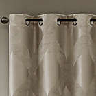 Alternate image 2 for SunSmart Bentley Ogee Knitted Jacquard Total Blackout Window Curtain Panel (Single)