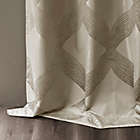 Alternate image 4 for SunSmart Bentley Ogee Knitted Jacquard Total Blackout Window Curtain Panel (Single)