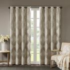 Alternate image 0 for SunSmart Bentley Ogee Knitted Jacquard Total Blackout Window Curtain Panel (Single)