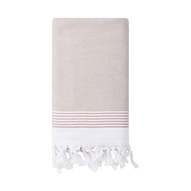 Haven&trade; Organic Cotton Flatweave Bath Towel in Pumice. View a larger version of this product image.