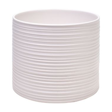 222 Fifth Ridge 20-Inch Tall Ceramic Indoor Planter in White. View a larger version of this product image.