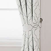 Brent Embroidered Window Curtain Tie Backs (Set of 2)