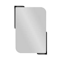 Umbra® Alcove 30-Inch x 20-Inch Rectangular Wall Mirror in Black