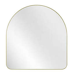 Umbra® Hubba 34-Inch x 36-Inch Arched Wall Mirror in Brass