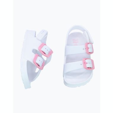 First Steps Stepping Stones Size 8 Eva Sandal in White. View a larger version of this product image.
