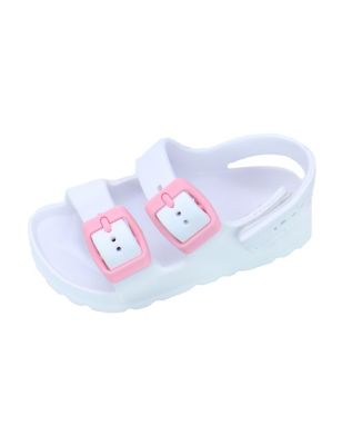 Stepping Stones Size 9-12M Trendy Sandal in White