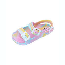 First Steps by Stepping Stones Size 8 Tie Dye Eva Sandal