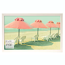 Snap 8.5-Inch x 14-Inch Wood Poster Wall Frame in White