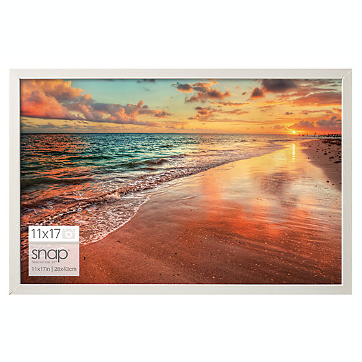 Alternate image 1 for Snap Poster 11-Inch x 17-Inch Wood Poster Frame in White