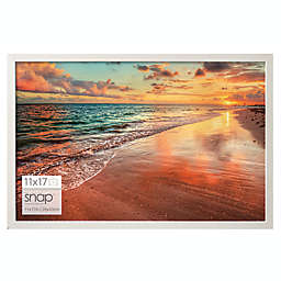 Snap Poster 11-Inch x 17-Inch Wood Poster Frame in White