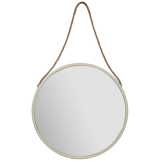 Gallery Solutions Rustic 30 Inch Round, 18 Inch Round Mirror