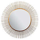 Alternate image 0 for Gallery Solutions 36-Inch Round Sunburst Wall Mirror in Gold
