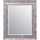 Alternate image 0 for Beveled Scoop Framed 21.4-Inch x 25.4-Inch Wall Mirror in Distressed Silver