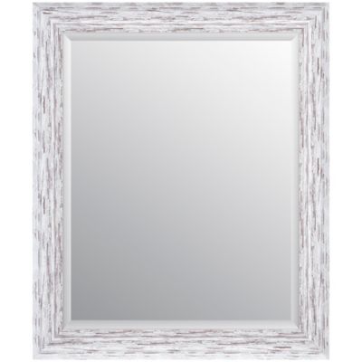Beveled Scoop Framed 29.5-Inch x 34.5-Inch Wall Mirror