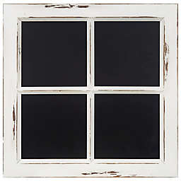 Gallery Solutions 23.2-Inch x 23.2-Inch Windowpane Chalkboard in White