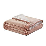 Cozy Tyme Babineaux Sherpa Reversible 108-Inch x 90-Inch Throw Blanket in Blush