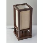 Alternate image 3 for Adesso&reg; Shelf Table Lamp in Walnut