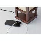 Alternate image 5 for Adesso&reg; Shelf Table Lamp in Walnut