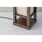 Alternate image 4 for Adesso&reg; Shelf Table Lamp in Walnut