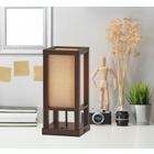 Alternate image 1 for Adesso&reg; Shelf Table Lamp in Walnut