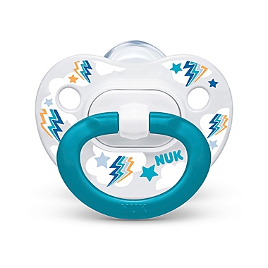 NUK&reg; Boy 6-18M 3-Pack Orthodontic Pacifiers in Blue/Multi. View a larger version of this product image.