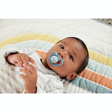 NUK&reg; Space&trade; 0-6M 2-Pack Koala/Tiger Orthodontic Pacifiers in Blue. View a larger version of this product image.