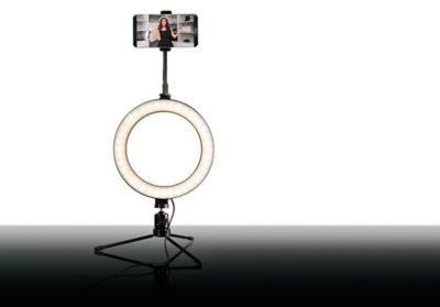 Brilliant Ideas&reg; 8.25-Inch LED Ring Light in Black