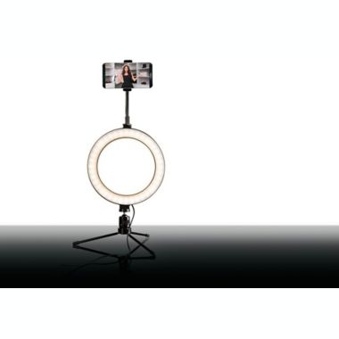 Brilliant Ideas&reg; 8.25-Inch LED Ring Light in Black. View a larger version of this product image.