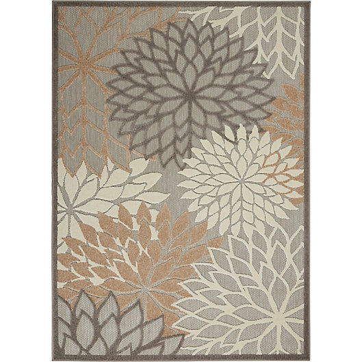 Alternate image 1 for Nourison Aloha 6' x 9' Indoor/Outdoor Area Rug in Natural