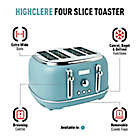 Alternate image 11 for Haden Highclere 4-Slice Toaster in Pool Blue