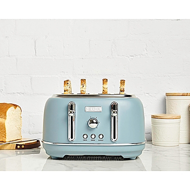 Haden Highclere 4-Slice Toaster in Pool Blue. View a larger version of this product image.