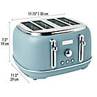 Alternate image 12 for Haden Highclere 4-Slice Toaster in Pool Blue
