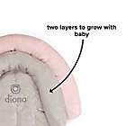 Alternate image 3 for Diono&reg; cuddle soft&trade; 2-in-1 Infant Head Support in Grey/Pink