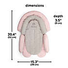 Alternate image 8 for Diono&reg; cuddle soft&trade; 2-in-1 Infant Head Support in Grey/Pink