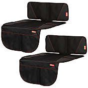 Diono&reg; super mat&trade; Car Seat Protectors in Black (Set of 2)
