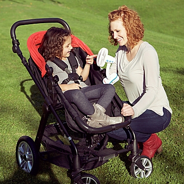Diono&trade; Clip-on Baby Stroller Fan in White. View a larger version of this product image.