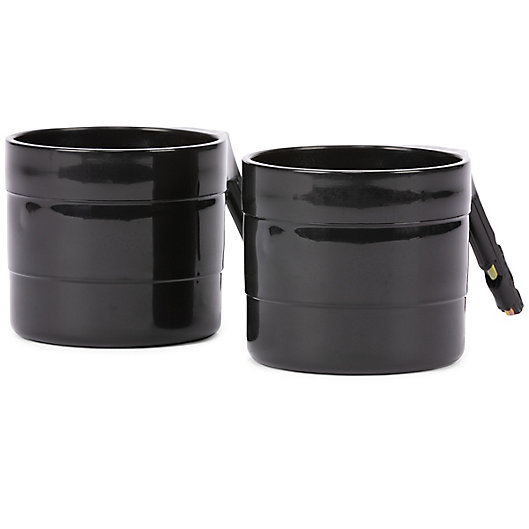 Alternate image 1 for Diono® 2-Pack Cup Holders in Black