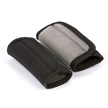 Diono&trade; Soft Seat Belt Wraps in Black. View a larger version of this product image.