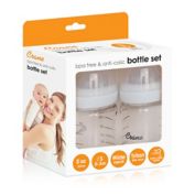 Crane 2-Pack 5 oz. Wide-Neck Breast Milk Bottle