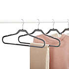 Alternate image 1 for Squared Away&trade; No Slip Slim Hangers with Chrome Hook (Set of 50)