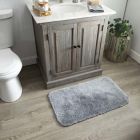 Alternate image 2 for Nestwell&reg; Performance 17" x 24" Bath Rug in Chrome Grey