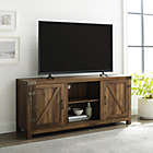 Alternate image 1 for Forest Gate&trade; Wheatland 58-Inch Barn Door TV Stand in Rustic Oak