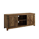 Alternate image 0 for Forest Gate&trade; Wheatland 58-Inch Barn Door TV Stand in Rustic Oak