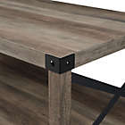 Alternate image 4 for Forest Gate Wheatland Modern Farmhouse Accent Coffee Table in Grey