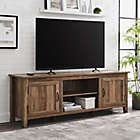 Alternate image 1 for Forest Gate&trade; Sage 70-Inch TV Console with Beadboard Doors in Rustic Oak