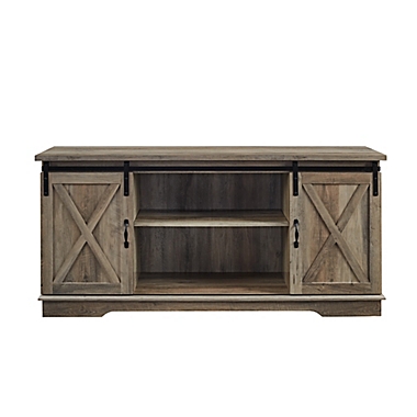 Forest Gate Wheatland 58-Inch Farmhouse Sliding Barn Door TV Stand. View a larger version of this product image.